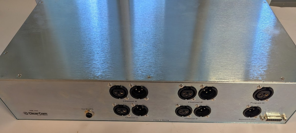 Clear-Com RM-704 2RU 4-Channel Rack Mount Intercom Remote Station