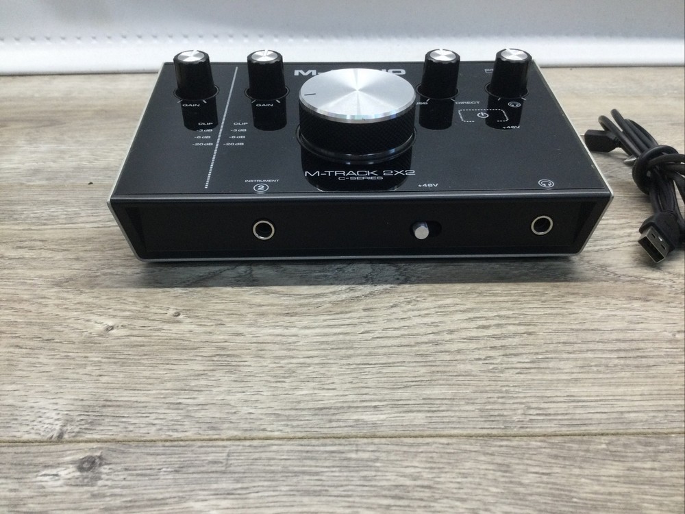 M Audio M Track 2X2 | 2 In / 2 Out 24/192 USB Audio Interface