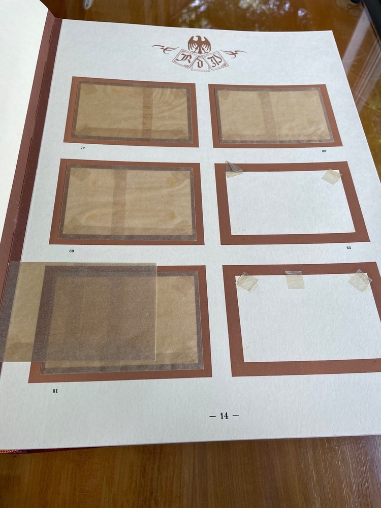 MASSIVE THIRD REICH PHILATELIC ALBUMS - "Stempelsammlung Großdeutschland"