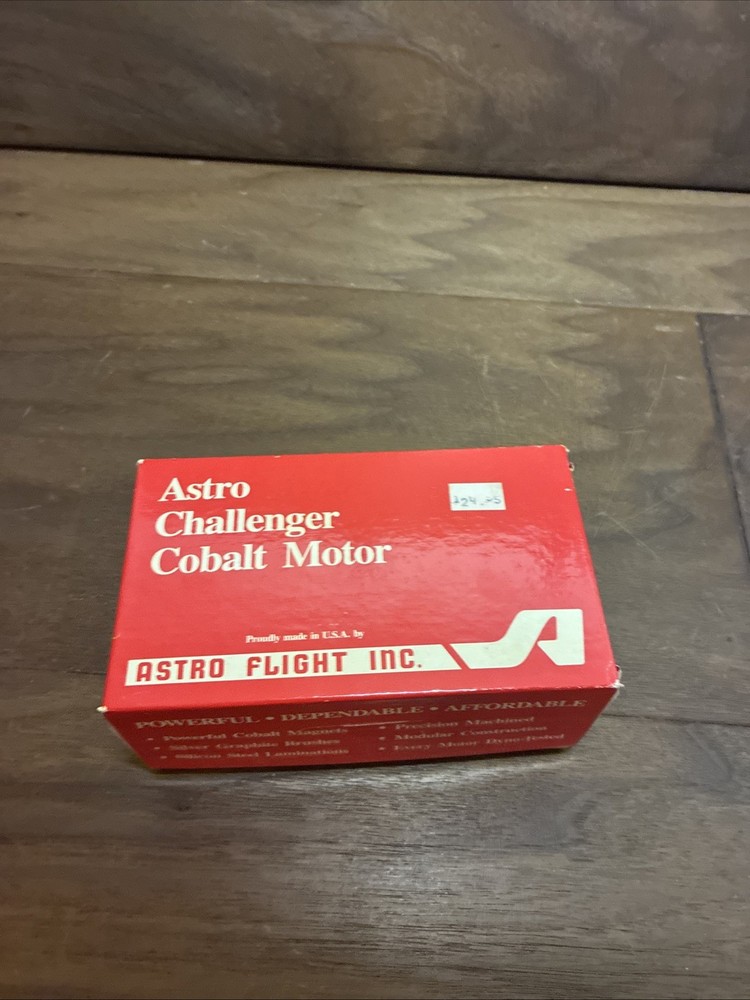 Astro Cobalt 25 Motor Original Box & Paperwork