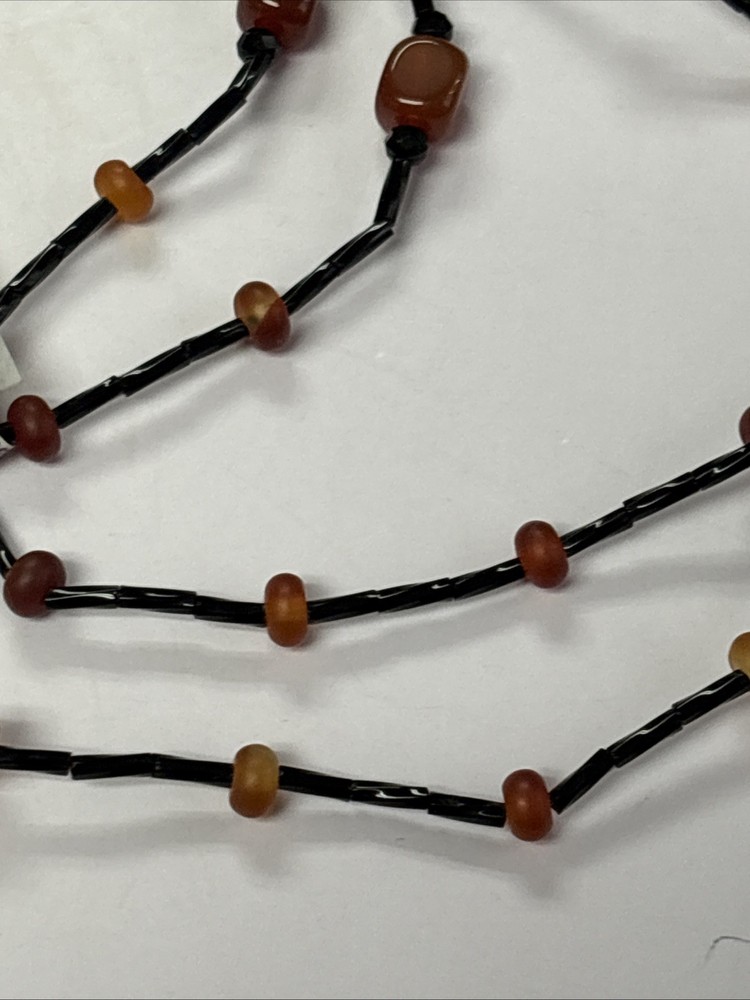 Camelian Stone Extra Long Rosary ~ READ DESCRIPTION