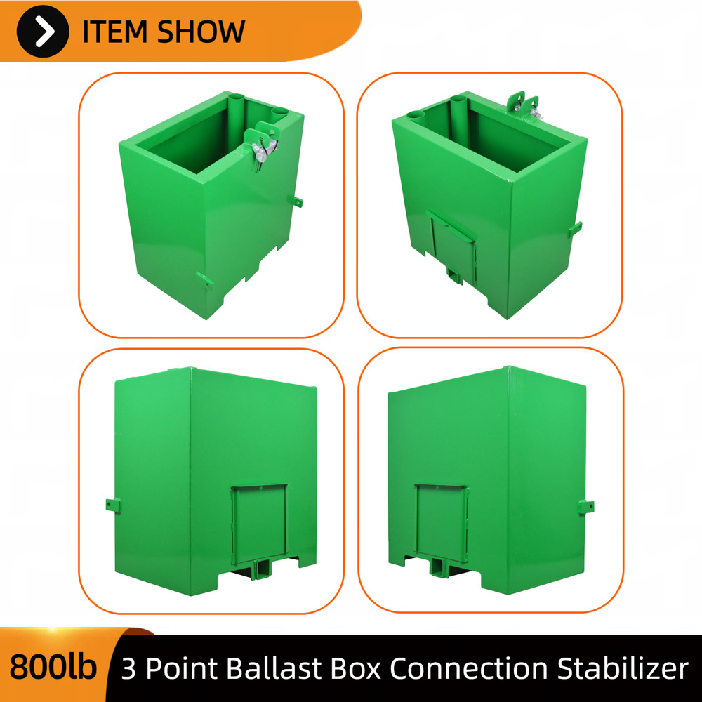 3-Point Tractor Ballast Box Heavy Stabilizer for Tractor & Loader Attachment