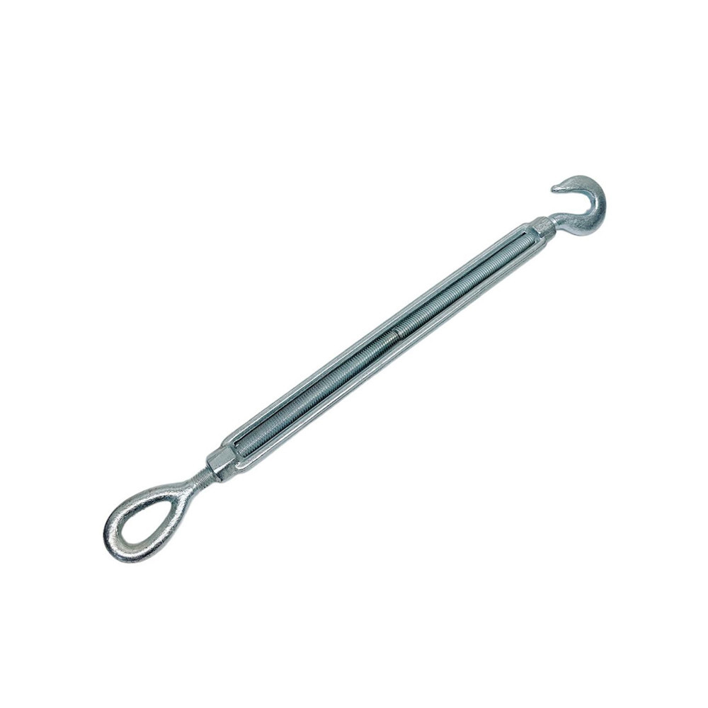 1/2" x 12" Turnbuckle HOOK EYE Pulley Galvanized Drop Forge 1500 Lb Capacity