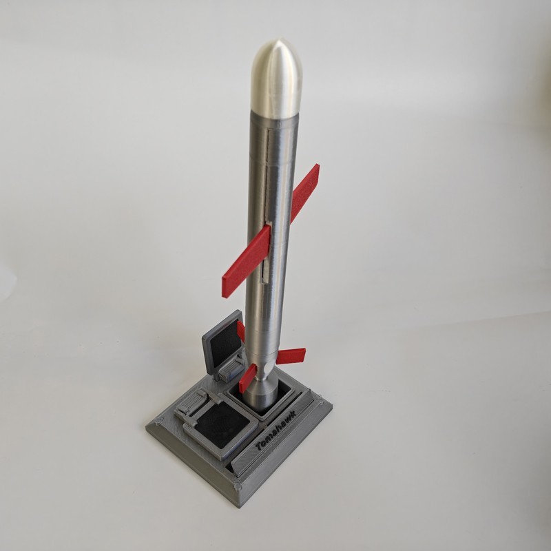 1:30 US Navy Tomahawk Cruise Missile Model 20cm 3D Printed Military Collection