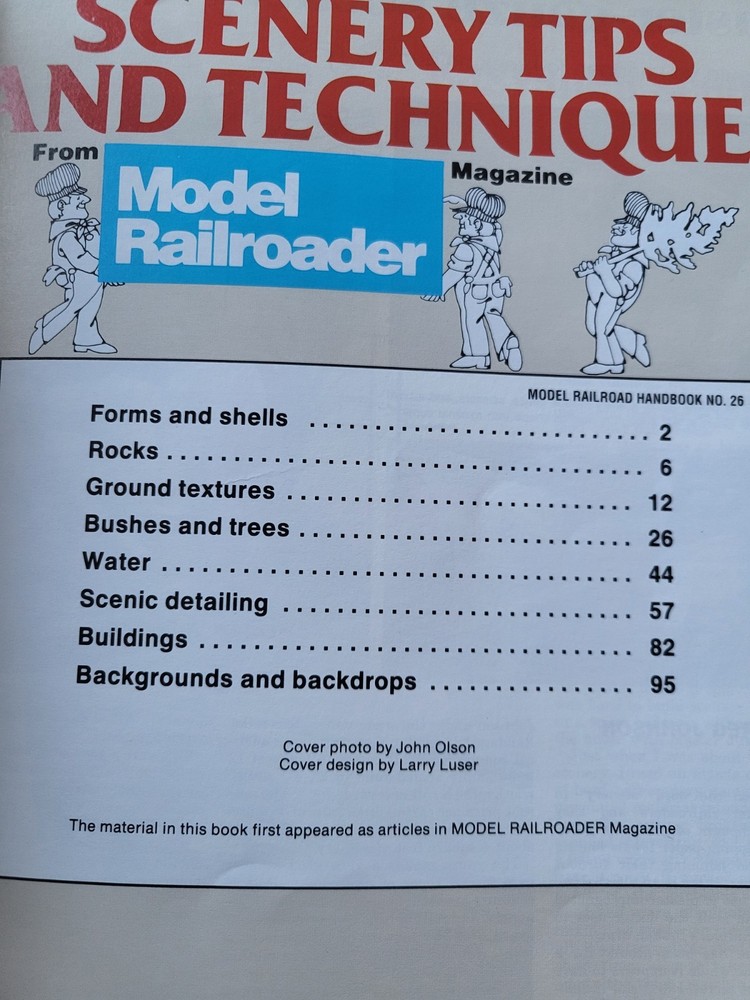 MODEL RAILROADER BOOKS "SCENERY TIPS AND TECHNIQUES" (1989)