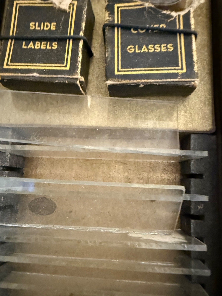 Vintage Microscope MicroSet Model 2MX 125 Power Poor Condition