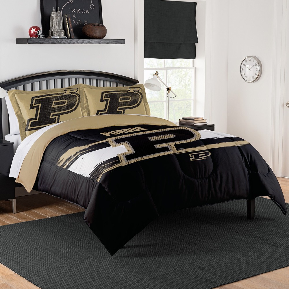 NCAA Officially Licensed Purdue Boilermakers Comforter & Sham Set