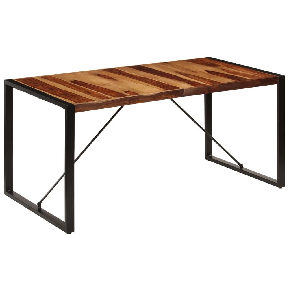 Dining Table Kitchen Table Dining Room Dinner Table Solid Acacia Wood vidaXL