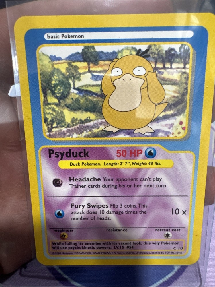Psyduck Funskool Pokemon India single card