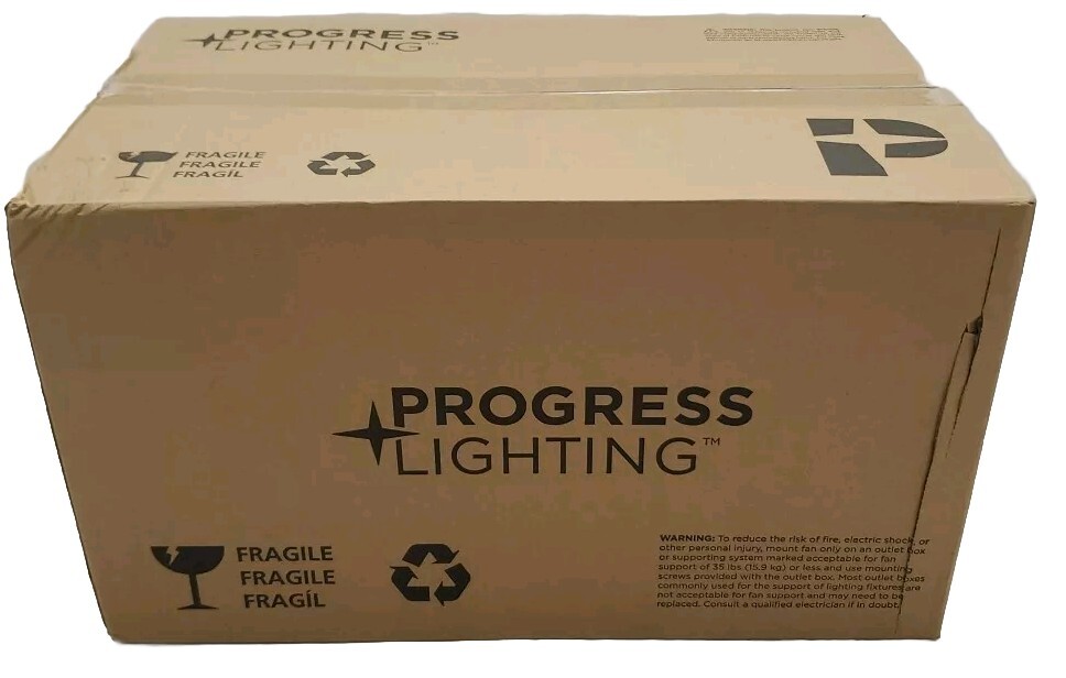 Progress Lighting P2500-30 42" White Ceiling Fan AirPro Builder Collection ~New