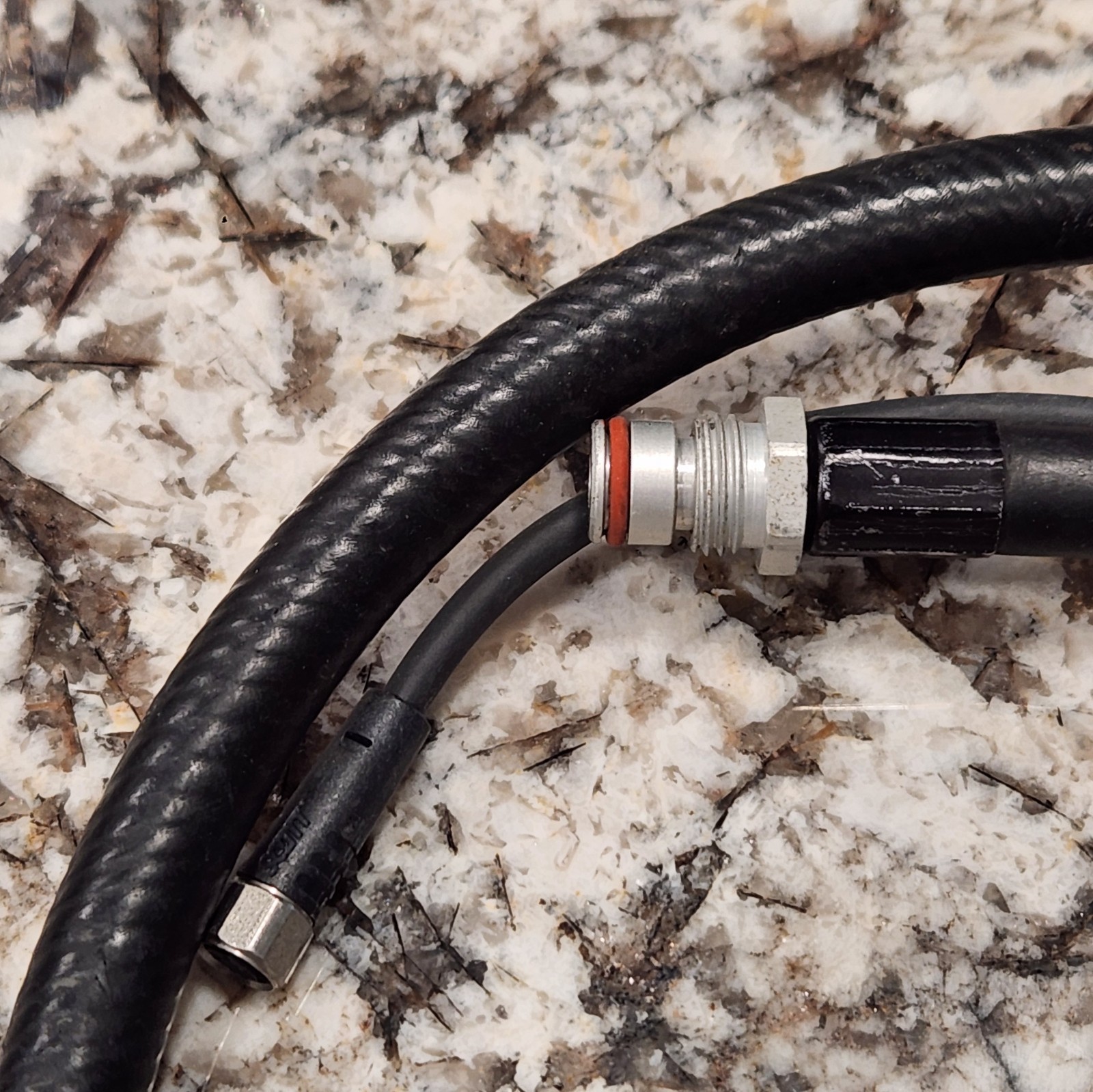 Scott Regulator Assembly PN 804370-01 HUD 36" Attachment Hose USED UNTESTED!