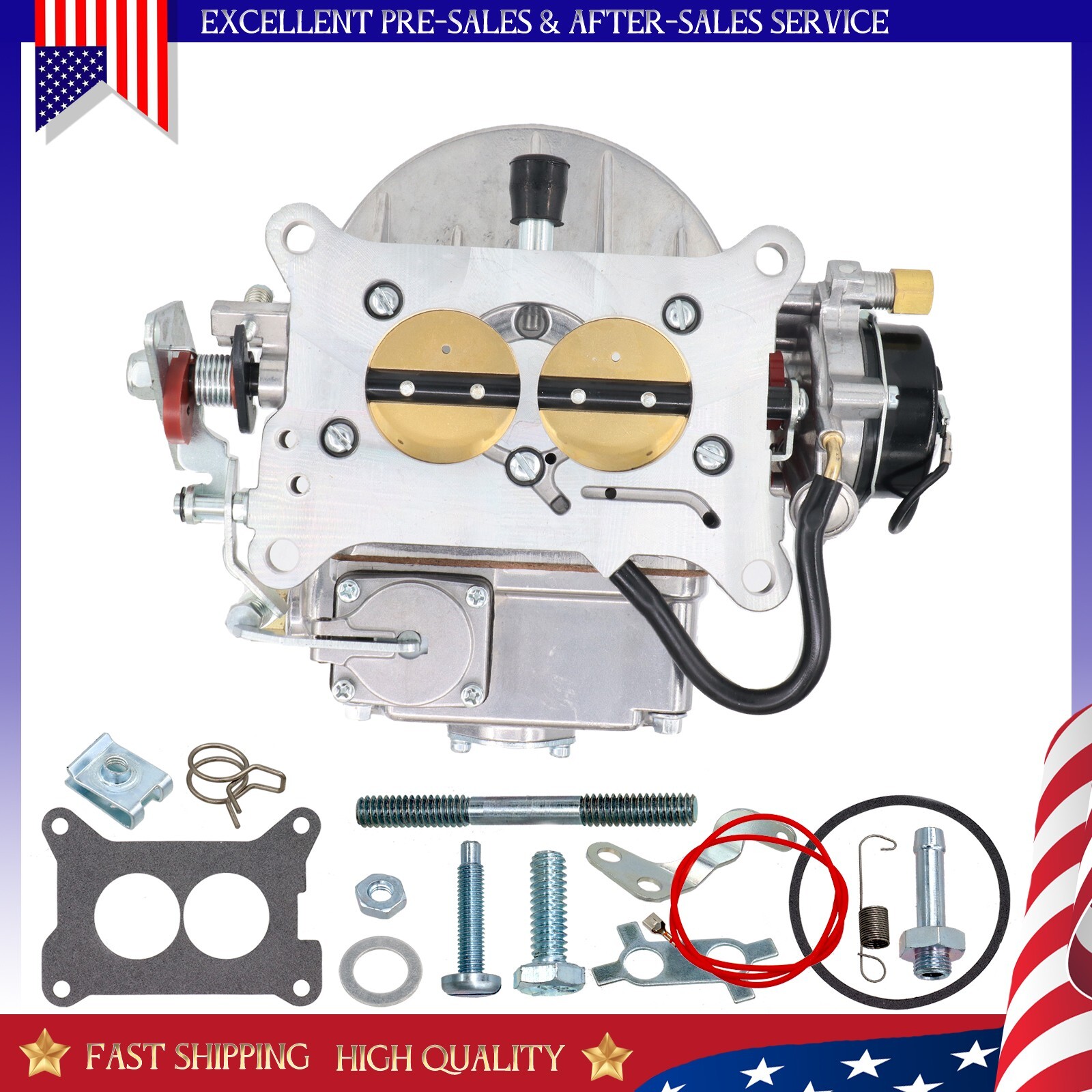Marine Carburetor 500 CFM Electric Choke 0-80402-2 For Holley 2300 Gas New 🔥