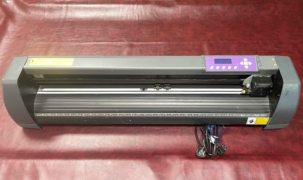 Cutter Plotter 34” Vinyl Cutting Printing Machine Model KI-870S Tested Used Work