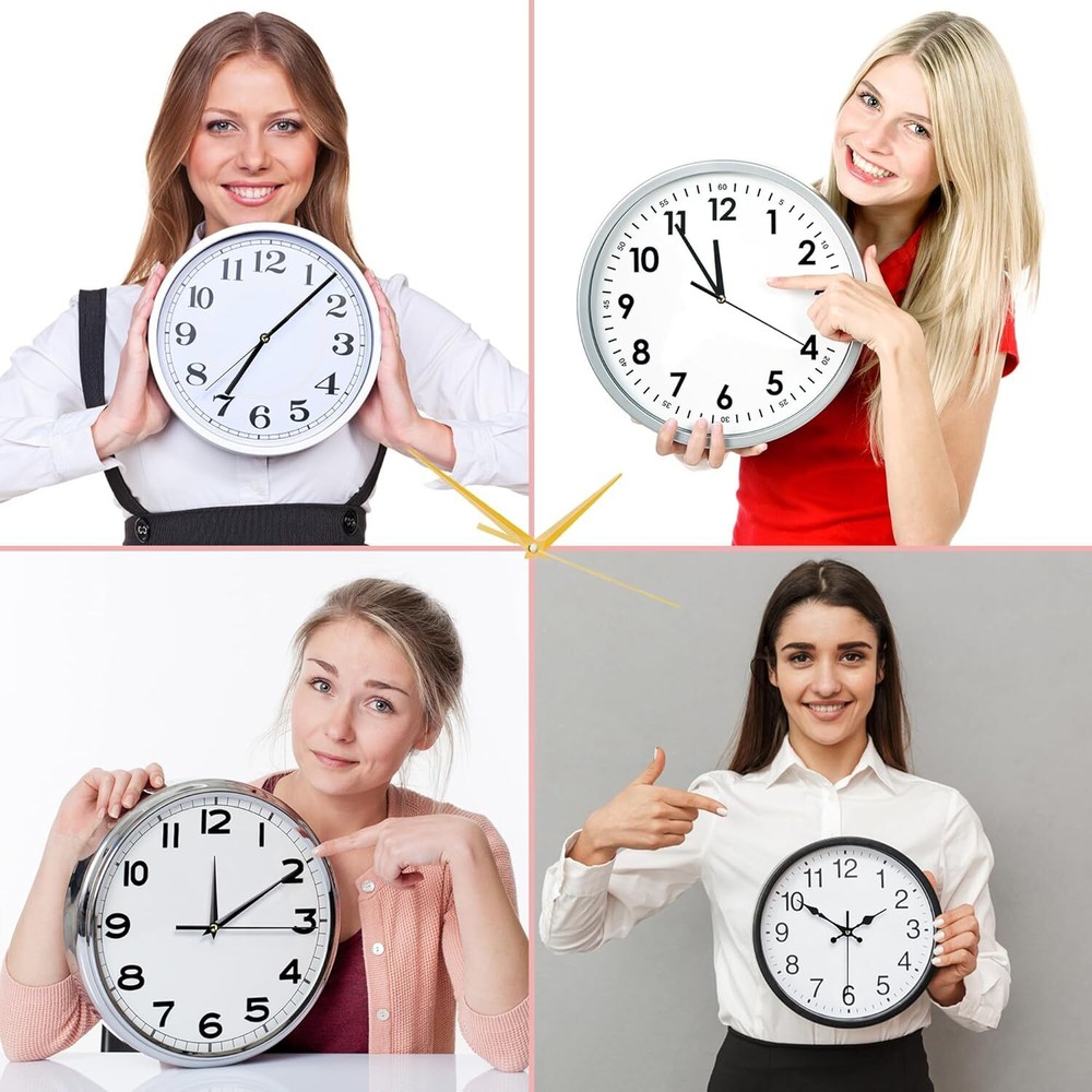 4 PCS High Torque Quartz Clock Movement Mechanism Replacement Clock Kit