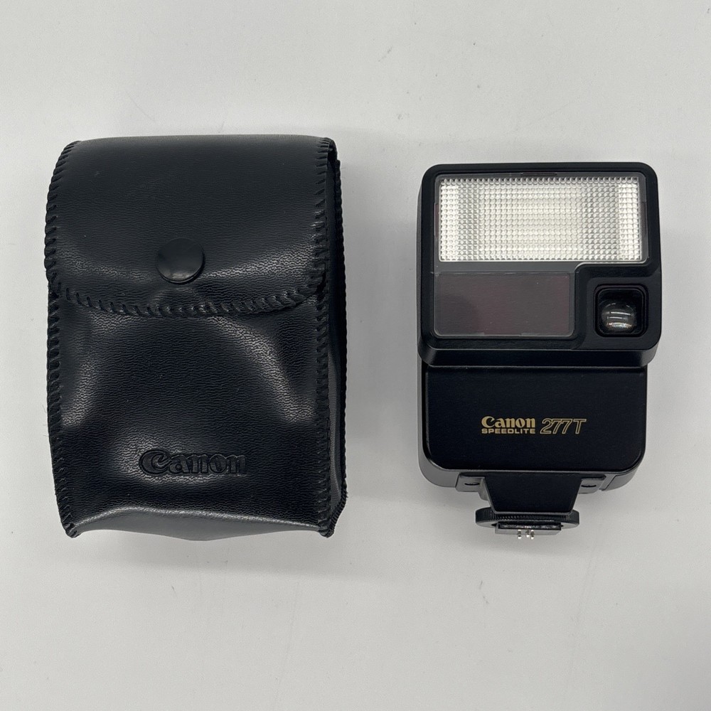Canon Speedlite 277T Shoe Mount Flash w/ Case - Tested!