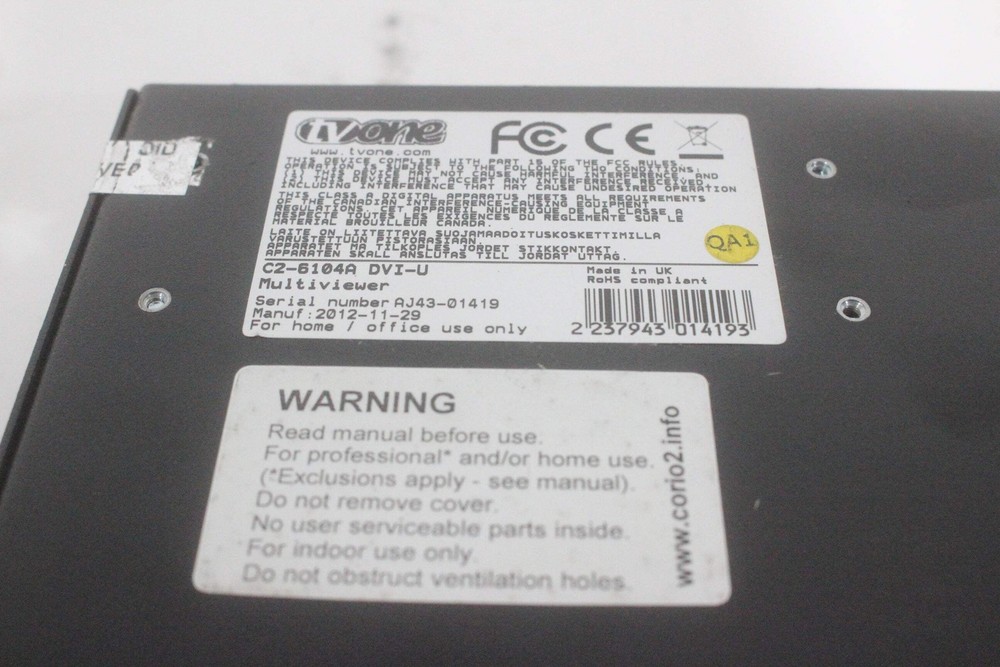 TV One C2-6104A CORIOview 4-window DVI-I Processor