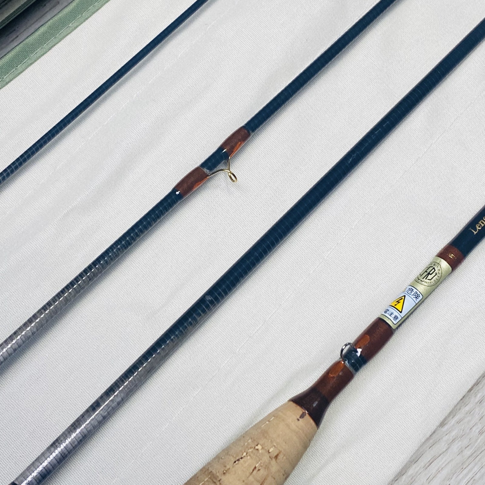 Orvis Superfine TOUCH 763-4 7’6” 3wt Fly rod w/Tube Case Sock Excellent++