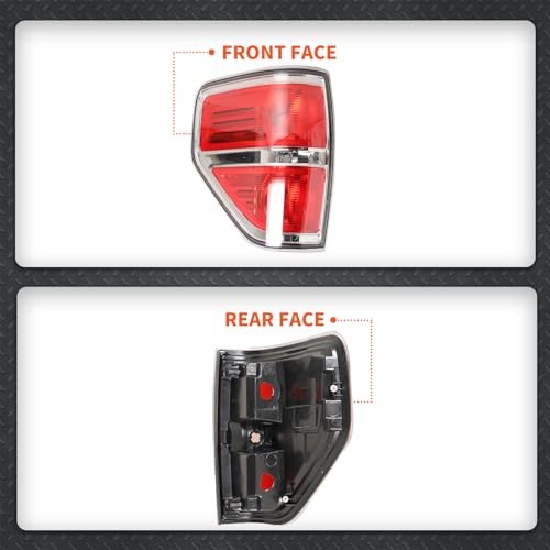 Driver Side Tail Light Replacement for F150 2009-2014 Rear Tail Light Brake