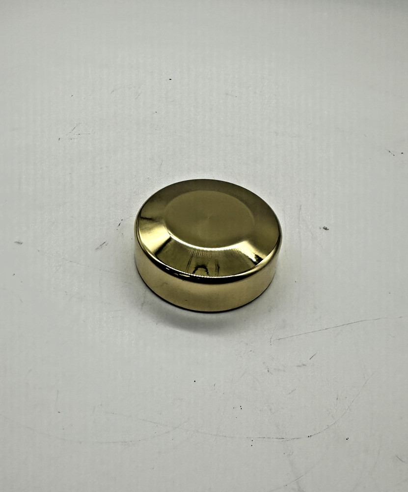 Brass Harley softail steering stem fork bolt nut cover chopper bobber diy007