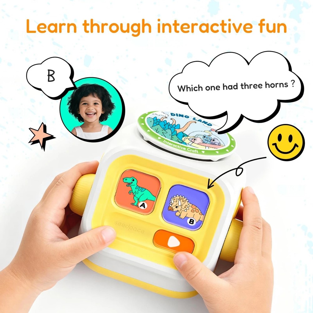 Seedpace Interactive Player Starter Set - Screen-Free Storyteller - Model XHS10A