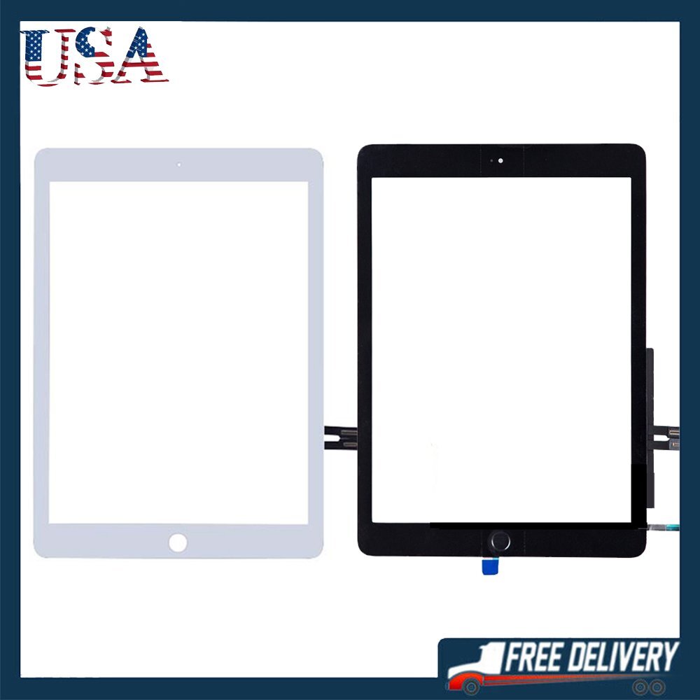 Touch Screen Glass / Button Replacement For iPad 6 2018 A1893 A1954  9.7"