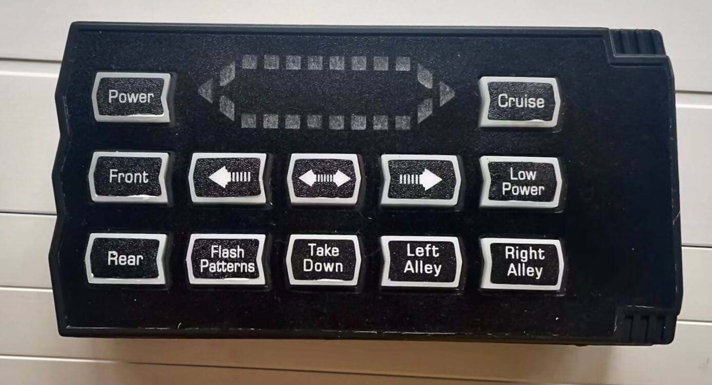 56" LED Strobe Beacon Lightbar w/ Cruise Control, Alley&Brake&Turn Signal Lights