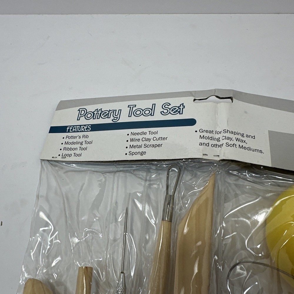 8pc Pottery Clay Molding Sculpting Tools Set