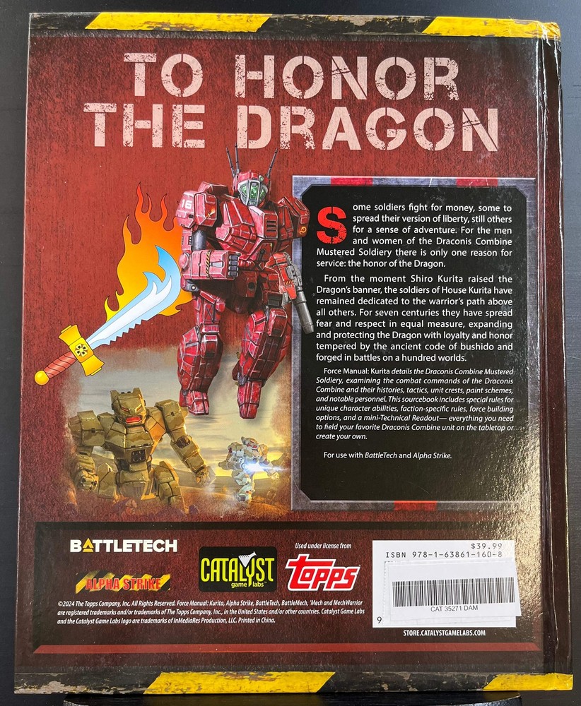 BattleTech Force Manual - Kurita (damaged)