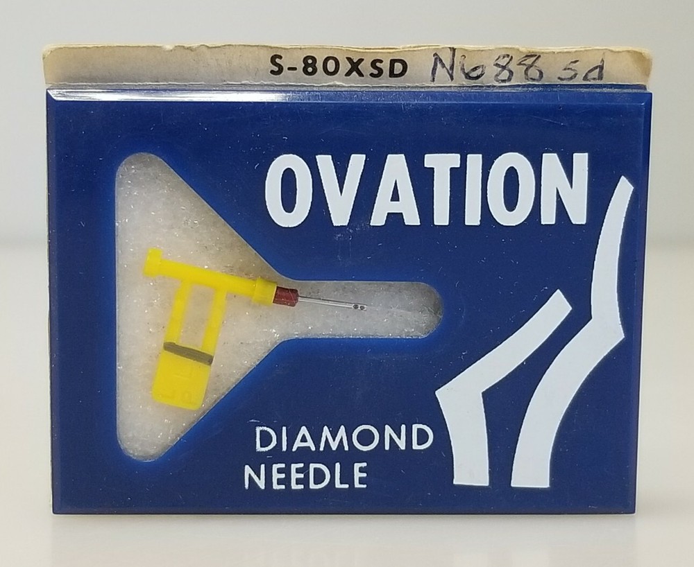 OVATION Diamond Phonograph Needle, S-80XSD, New