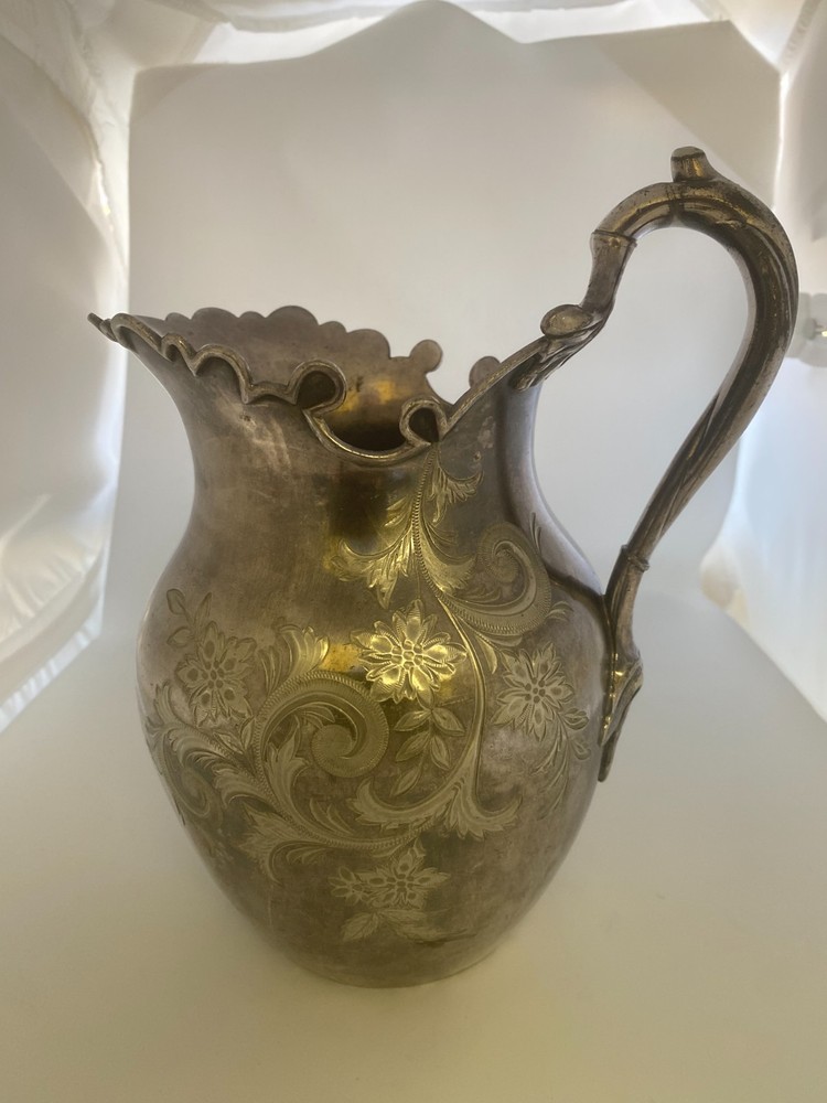 Silver plate Rogers Smith & Co pitcher