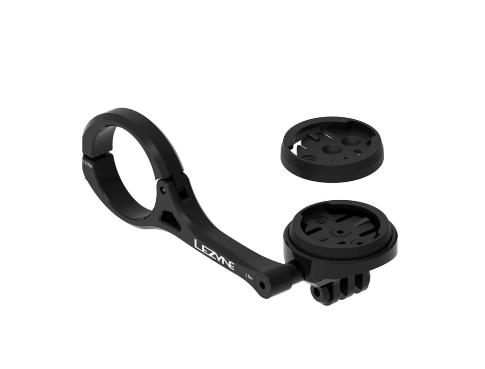 Lezyne GARMIN/WAHOO GPS Forward Computer Mount With GoPro Mount