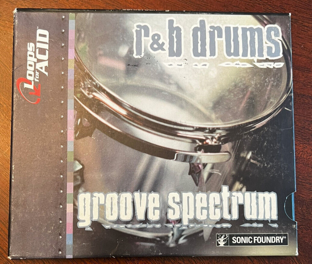 Sonic Foundry - R&B Drums Groove Spectrum - Audio Loops CD - Used