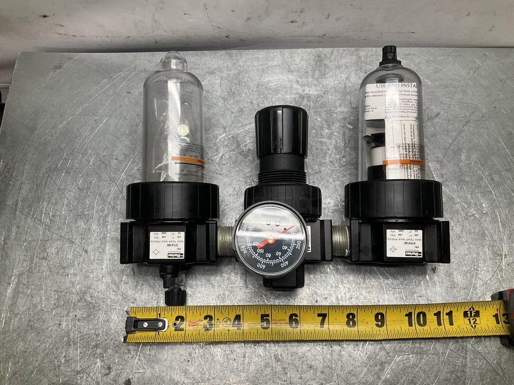Parker 3/4" Regulator, Water Separator, and Oiler