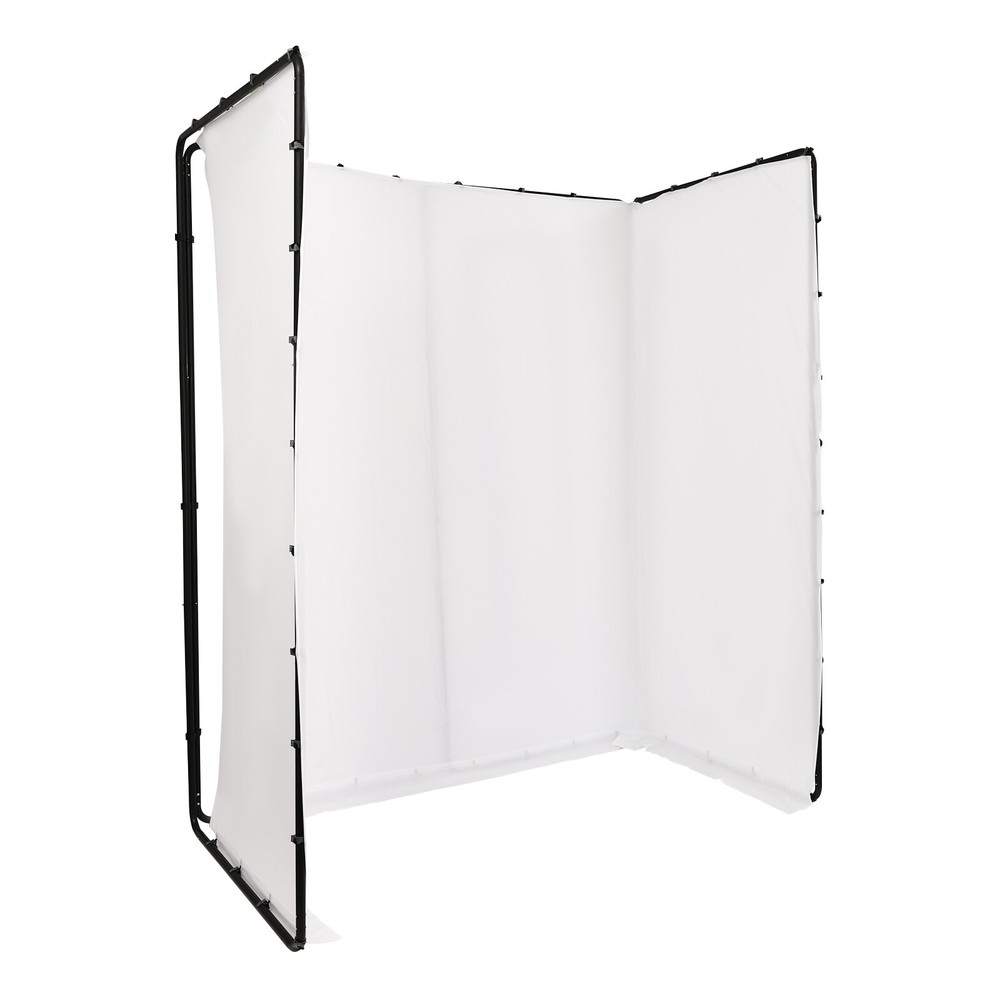 Photography Backdrop Stand+White Cloth Kit For Photo Studio Background Decor