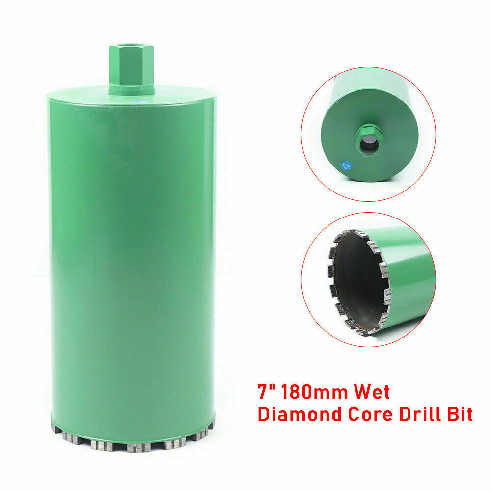 7"Wet Diamond Core Drill Bit For 13.5" Drill Depth Concrete Granite Block Coring