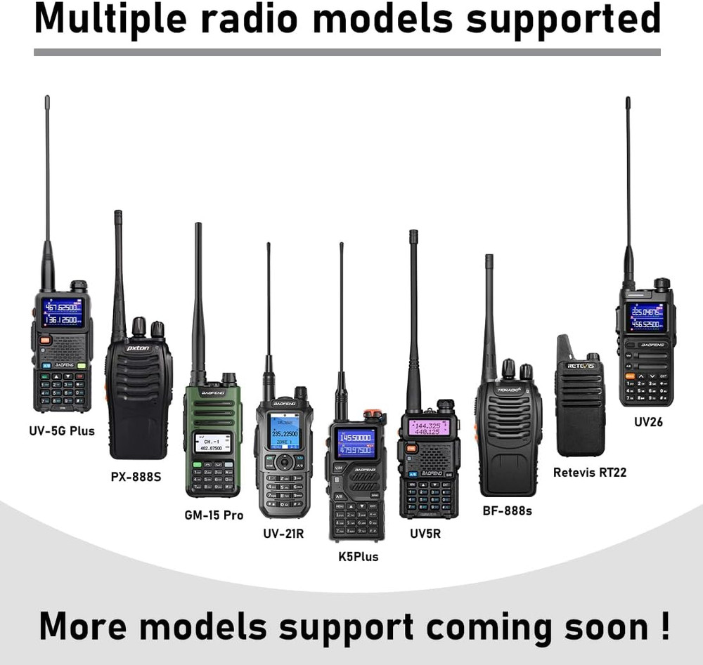 Ham Radio Wireless Programmer Adapter APP and PC Program for Baofeng UV-5R and M