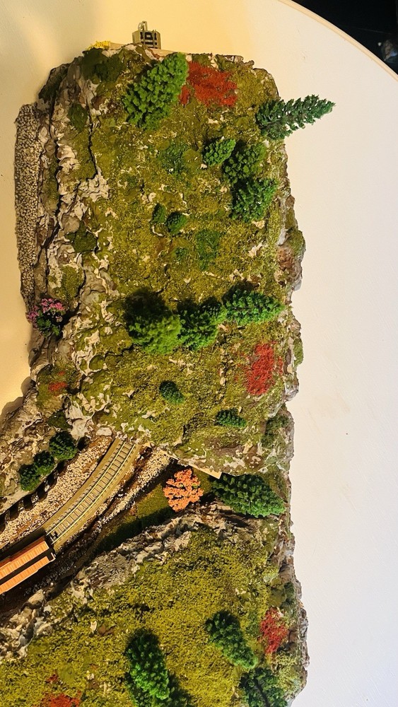N Scale Mountain Scenery Layout