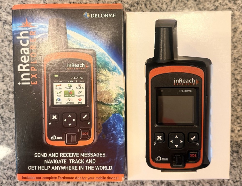 DeLorme InReach Explorer Two Way Satellite Communicator