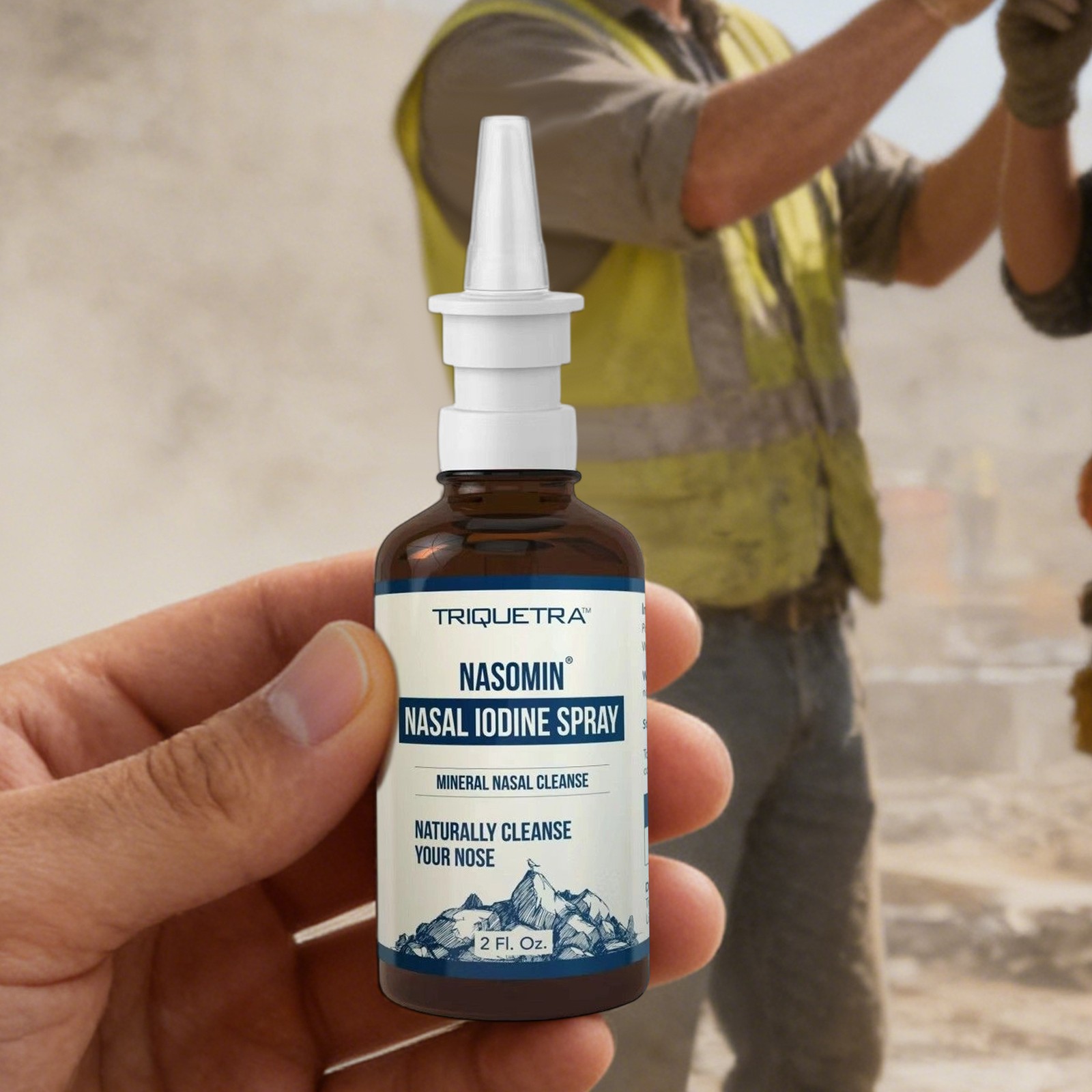 Nasomin Nasal Iodine – Nasal Cleanse– Neutralize Nose - Iodine + Fulvic Acid Ble