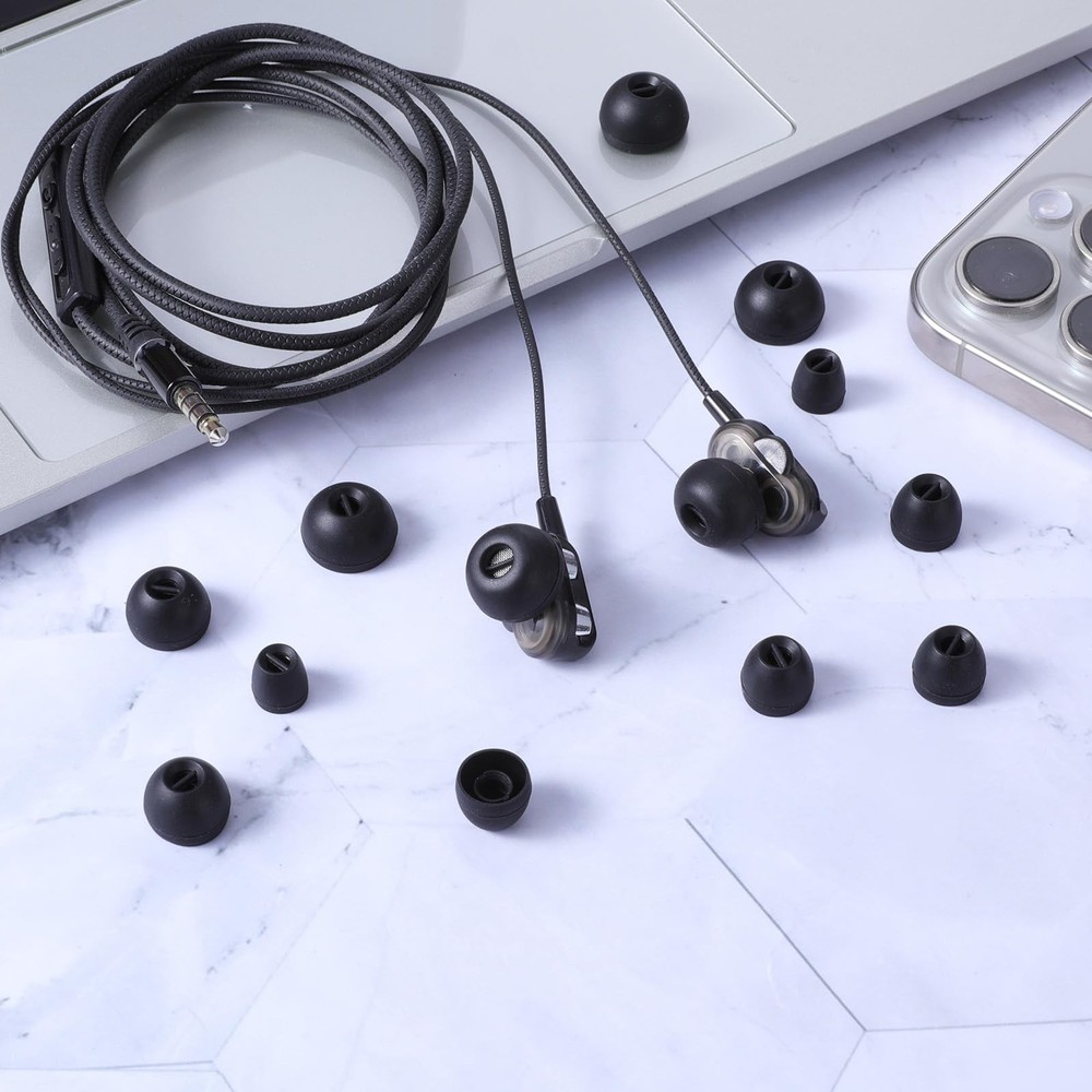 Extra Small Earbuds Tips Replacement Earbud Tips Soft Silicone Earbuds for in...