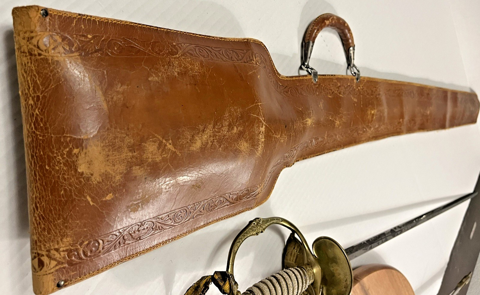 Horstmann Civil War Era Officer's Sword with Scabbard and Leather Sheath, NICE!