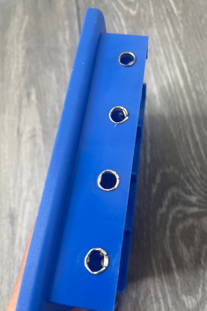 Battery Holder for FOUR D-Cells, Blue