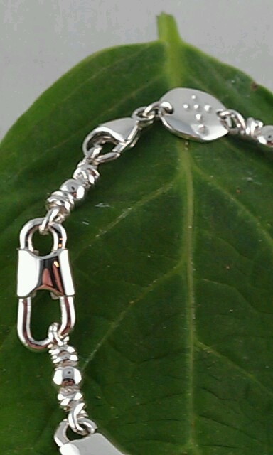 ACTS Bracelet Sterling Silver Fishers Of Men Emmaus Bracelet HEAVY LINK !
