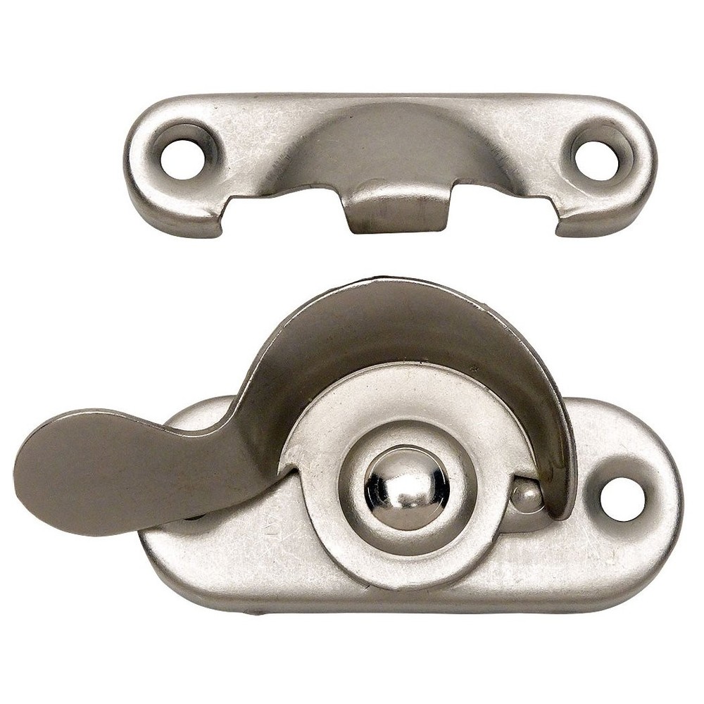 10 Pack - 53713 Satin Nickel Window Sash Lock