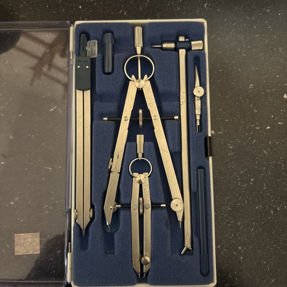 Vintage Staedtler Mars Masterbow 551 09 N Drafting Set