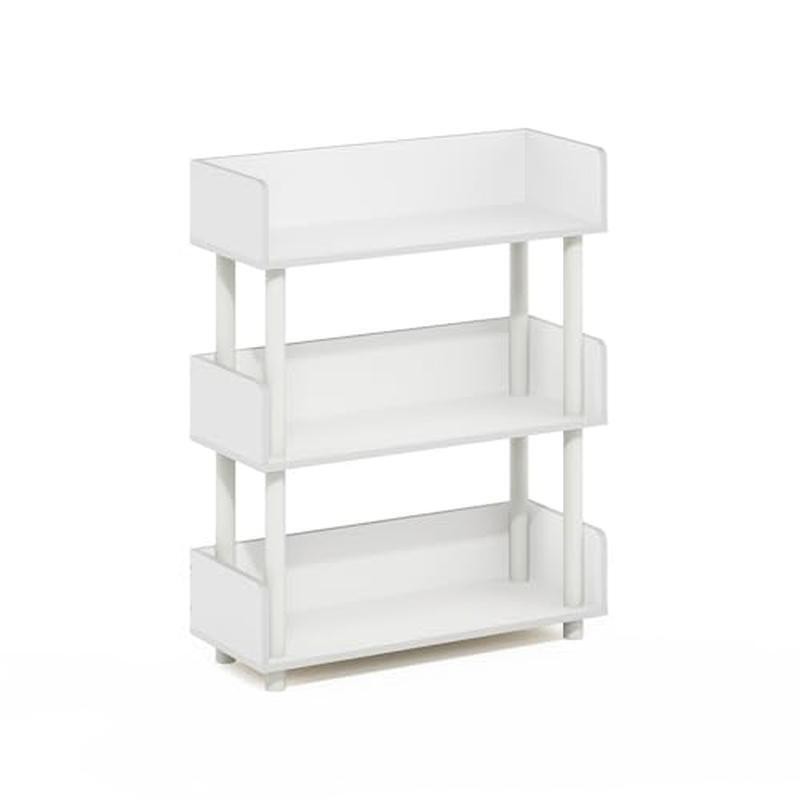 3-Tier Freestanding Display Rack Bookshelf Space Saving Storage Unit Durable New