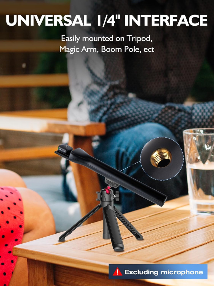 Mic Holder for DJI Mic Mini - Handheld Wireless Microphone Interview Stand, Micr