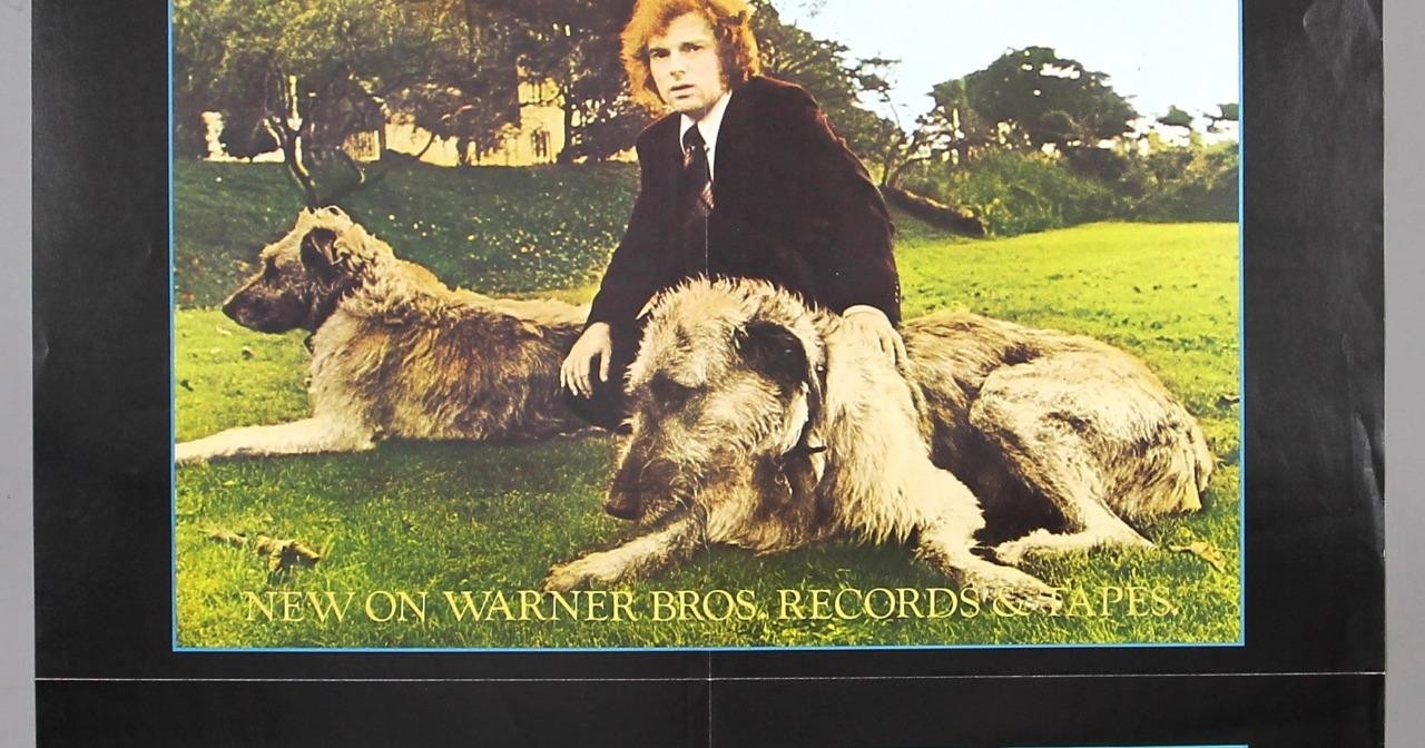 VAN MORRISON – rare vintage original 1974 Warner Bros promo poster VEEDON FLEECE