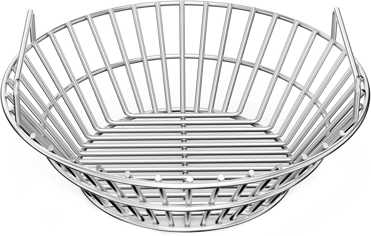 Charcoal Ash Basket, Stainless Steel Charcoal Holder with Handles, Grilling A...