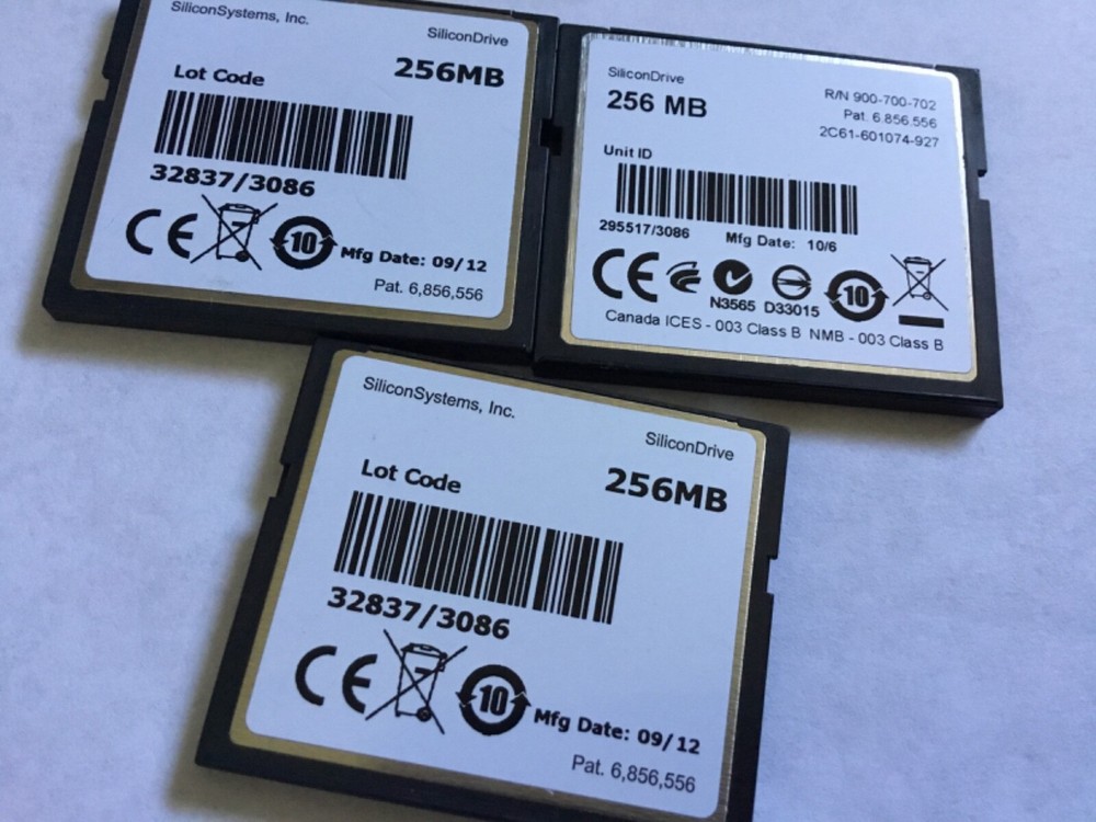 3pcs 256mb SiliconDrivE compactflash CF I memory card for CFI DSLR Nikon camera